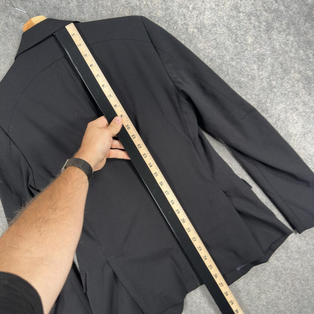 Ministry Of Supply Blazer Mens 36 (Fits 34) Black Stretch Two Button Suit Jacket - Picture 8 of 16